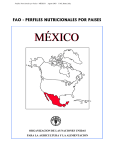 Perfil Nutricional de México - Food and Agriculture Organization of