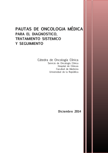 Pautas 2014 - Servicio de Oncología Clínica