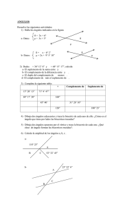 Ángulos entre Paralelas