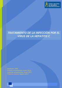 tratamiento de la infección por el virus de la hepatitis c