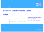 El rol del directivo como coach por José Antonio González