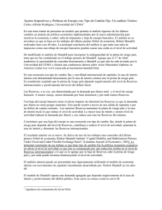 Ajustes Impositivos y Politicas de Encajes con Tipo de