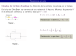 Resistencias en serie Circuitos de Corriente Continua: La Dirección