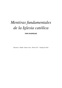 Mentiras fundamentales de la Iglesia católica