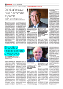 2016, año clave para la economía española El equilibrio entre