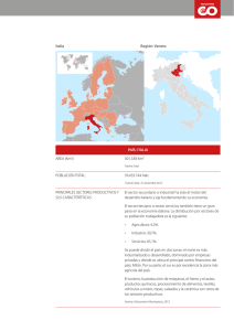 Italia Regi&oacute;n: Veneto PA&Iacute;S: ITALIA AREA (Km2): 301.338 Km&sup2;