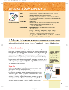 Detección de impulsos nerviosos. Levitación