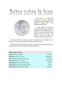 Datos sobre La Luna