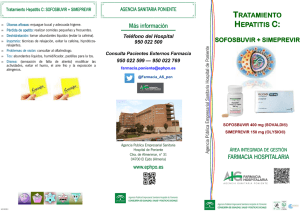 Información para el paciente de medicamentos SOFOSBUVIR