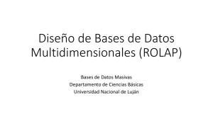 Diseño de Bases de Datos Multidimensionales (ROLAP)