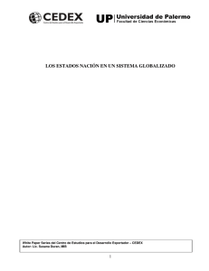 LOS ESTADOS NACIÓN EN UN SISTEMA GLOBALIZADO