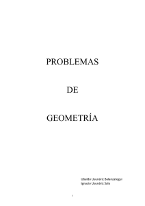 problemas de geometría - Universidad Politécnica de Madrid