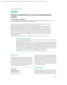 Psoriasis e infección por el virus de la inmunodeficiencia humana