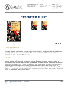 Feminismo en el Islam - Publicacions de la Universitat de València