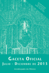Gaceta Oficial - Arquidiócesis Primada de México