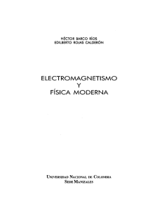 electromagnetismo y física moderna