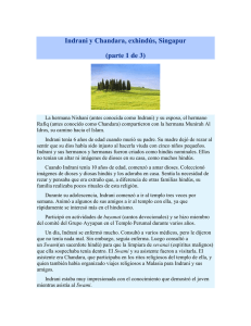 Indrani y Chandara, exhindús, Singapur (parte 1 de 3)