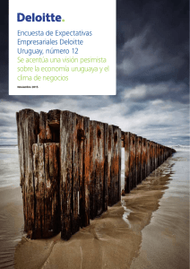 Encuesta de Expectativas Empresariales Deloitte Uruguay, número