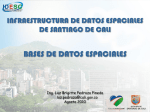 Diapositiva 1 - Infraestructura de datos espaciales de Santiago de
