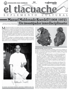 Manuel Maldonado Koerdell (1908-1972). Un investigador