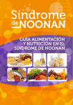 guía alimentación y nutrición en el síndrome de noonan