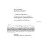 Un estudio comparativo de parámetros temporales y de