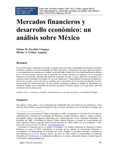 Mercados financieros y desarrollo económico: un