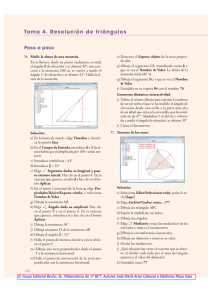 Tema 4. Resolución de triángulos