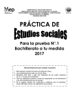 Práctica de Estudios Sociales - Ministerio de Educación Pública