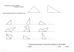 Trazados fundamentales. Construcción de ángulos con las plantillas