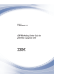 IBM Marketing Center Guía de plantillas y páginas web