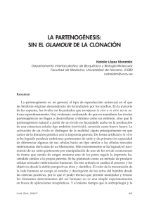 LA PARTENOGÉNESIS: SIN EL GLAMOUR DE LA CLONACIÓN