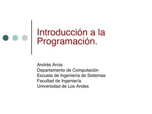Introduccion a la Programacion