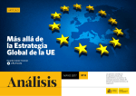 Artículo Análisis: `Más allá de la Estrategia Global de la UE`