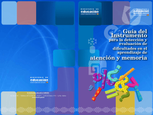 Guía del Instrumento atención y memoria