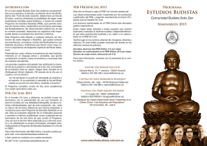 Programa de Estudios Budistas