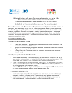 Iniciativa del cáncer en la mujer