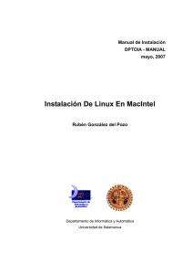 Instalación de Linux en MacIntel