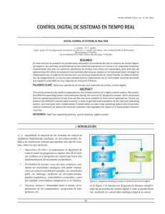 CoNtrol digital dE SiStEMaS EN tiEMpo rEal