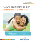 Manual del miembro de CHIP - Dell Children`s Medical Center