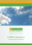 La INDC de Argentina y - Fundación Ambiente y Recursos Naturales