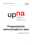 Programación estructurada en Java