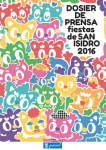 Dosier de las Fiestas de San Isidro 2016