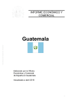 Informe Económico y Comercial Guatemala