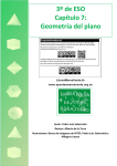 3º de ESO Capítulo 7: Geometría del plano