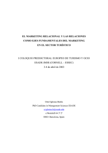El marketing relacional y las relaciones como ejes