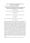 Capacidad de crecimiento de bacterias que utilizan como fuente de