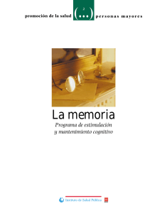 Memoria, La. Programa de estimulación y
