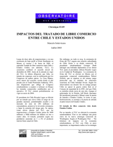 Impactos del TLC Chile-Estados Unidos - IEIM-UQAM