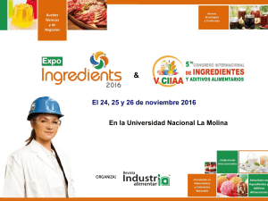 Diapositiva 1 - Revista Industria Alimentaria